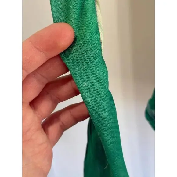 JW Anderson Cat Graphic Multicolor Mesh Top Size S with Fabric Pull - Picture 9 of 10